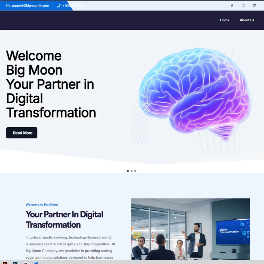 IT Consulting Website Design