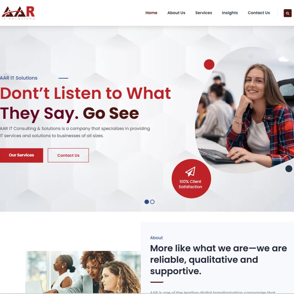 IT Consulting Website Design