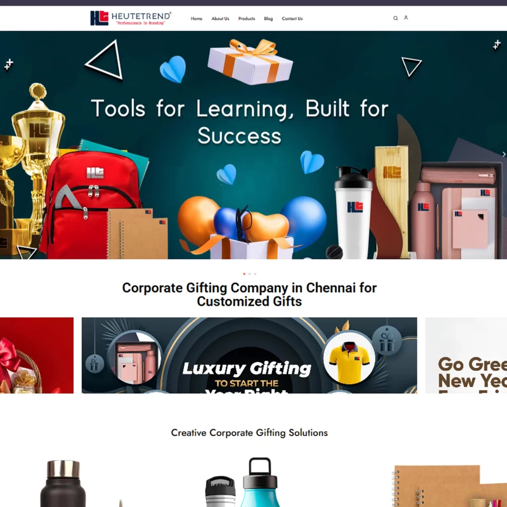 Website Design for gifting company